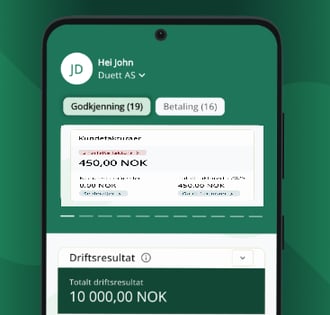 App med nytt fakturaelement